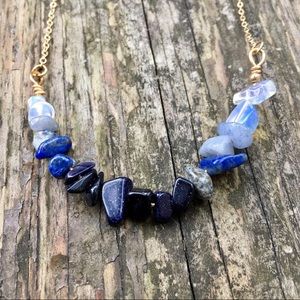 Moonstone Gold Necklace